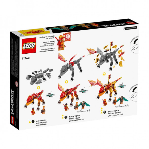 Конструктор LEGO Ninjago 71762 Огненный дракон ЭВО Кая в Краснодаре