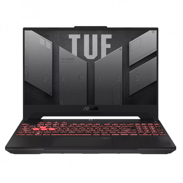 Ноутбук ASUS TUF Gaming A17 FA707NUG-HX156 (17.3&amp;quot;, IPS, 6 ядер, AMD Ryzen 7 7445HS 3.2 ГГц, 16 ГБ DDR5, SSD 512 ГБ, NVIDIA GeForce RTX 4050 - 6 ГБ, без ОС), черный в Краснодаре
