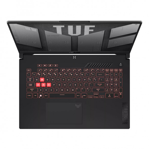 Ноутбук ASUS TUF Gaming A17 FA707NUG-HX156 (17.3&amp;quot;, IPS, 6 ядер, AMD Ryzen 7 7445HS 3.2 ГГц, 16 ГБ DDR5, SSD 512 ГБ, NVIDIA GeForce RTX 4050 - 6 ГБ, без ОС), черный в Краснодаре