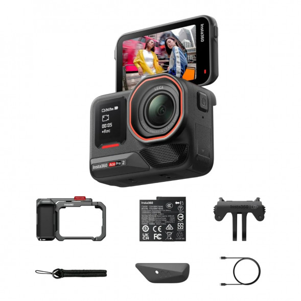 Экшн-камера Insta360 Ace Pro 2 Single Battery Xplorer Bundle, Gray в Краснодаре