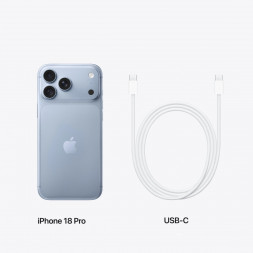 Смартфон Apple iPhone 18 Pro 1TB (SIM + eSIM), Glacier