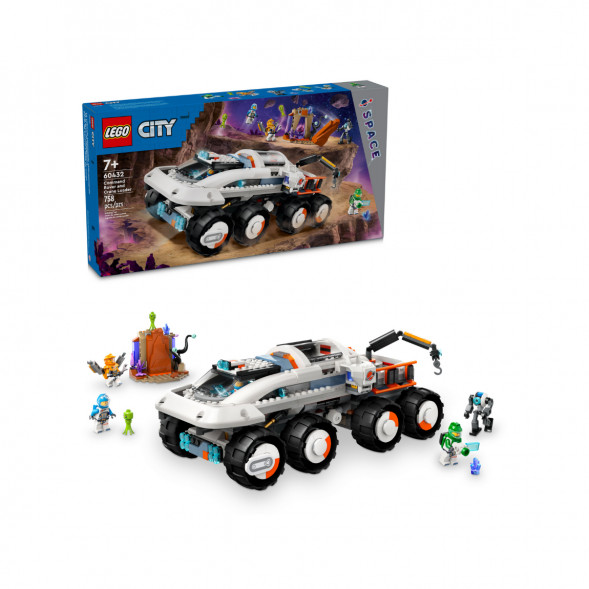 Конструктор LEGO City 60432 Командный вездеход и кран-погрузчик в Краснодаре
