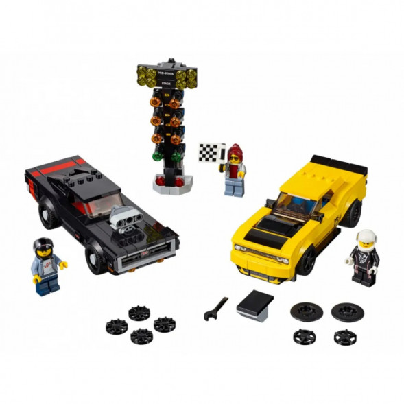 Конструктор LEGO Speed Champions 75893 2018 Dodge Challenger SRT Demon и 1970 Dodge Charger R/T в Краснодаре