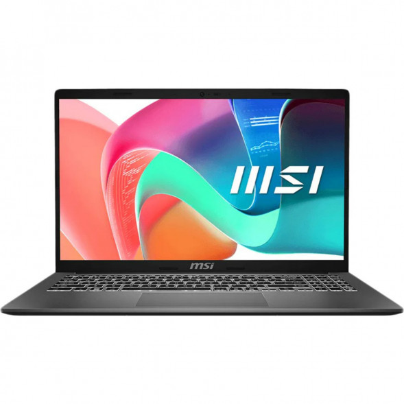 Ноутбук MSI Modern 15 F1MXG-1281RU (15.6&amp;quot;, IPS, Intel Core 5 120U, 10 ядер, 16 ГБ DDR5, SSD 512 ГБ, Intel Iris Xe Graphics, Windows 11), чёрный в Краснодаре