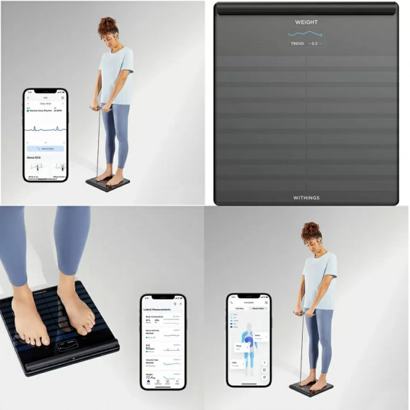 Умные весы Withings Body Scan, Black в Краснодаре