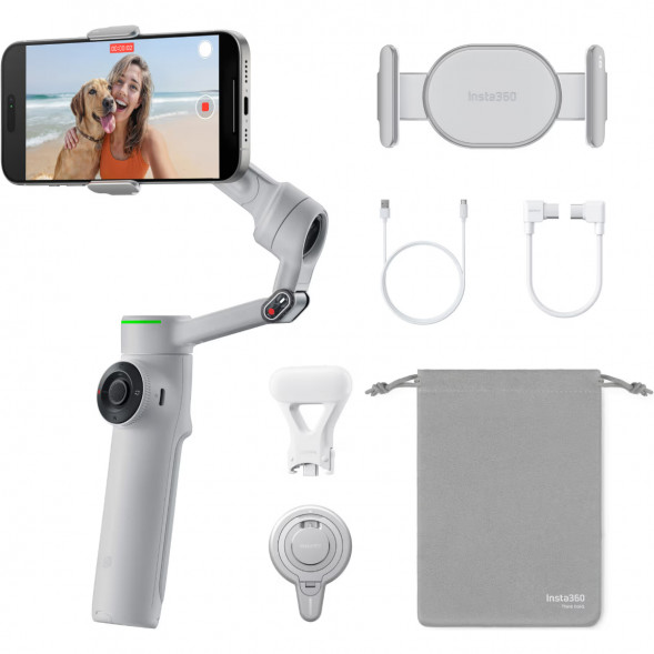 Стабилизатор Insta360 Flow 2 Pro Creator Kit, Stone Gray в Краснодаре