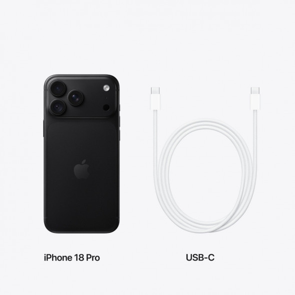 Смартфон Apple iPhone 18 Pro 2TB (eSIM), Black в Краснодаре