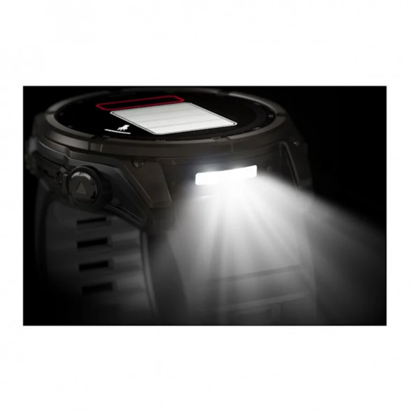 Умные часы Garmin Fenix 8, 51 мм, Solar, Sapphire Carbon Gray DLC Titanium with Black/Pebble Gray Silicone 010-02907-10 в Краснодаре