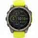 Умные часы Garmin Fenix 8, 51 мм, Solar, Sapphire Titanium with AMP Yellow/Graphite Silicone Band 010-02907-20 в Краснодаре