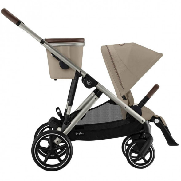 Детская коляска Cybex Gazelle S TPE Almond Beige с корзиной и дождевиком в Краснодаре