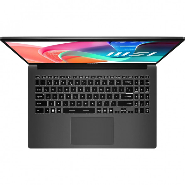 Ноутбук MSI Modern 15 F1MXG-1278XRU (15.6&amp;quot;, IPS, Intel Core 7 150U 1.8ГГц, 10 ядер, 16ГБ DDR5, 512ГБ SSD, Intel Iris Xe Graphics, без ОС), серый в Краснодаре
