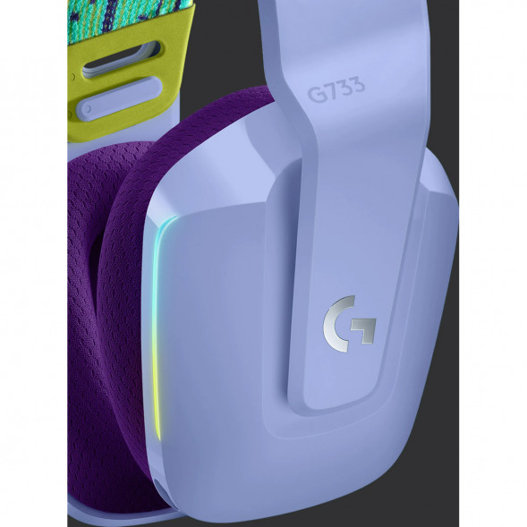 Игровая гарнитура Logitech G733 RGB Lightspeed Wireless, сиреневый в Краснодаре