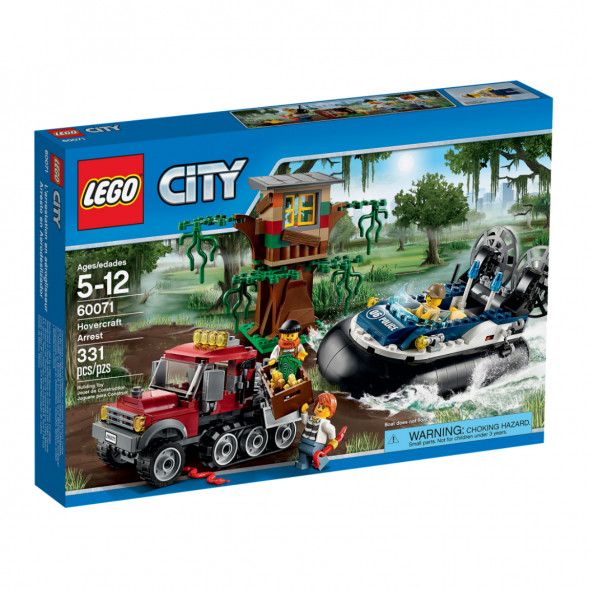 Конструктор LEGO City 60071 Полицейский корабль на воздушной подушке в Краснодаре