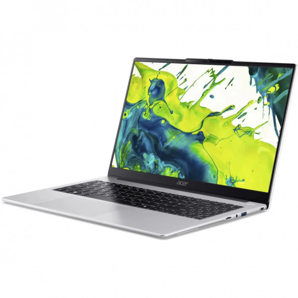 Ноутбук Acer Aspire Lite AL15-74P-569P (15.6&amp;quot;, IPS, Intel Core Ultra 5 125H 1.2ГГц, 14-ядерный, 16ГБ DDR5, 512ГБ SSD, Intel Arc, без ОС), серебристый в Краснодаре