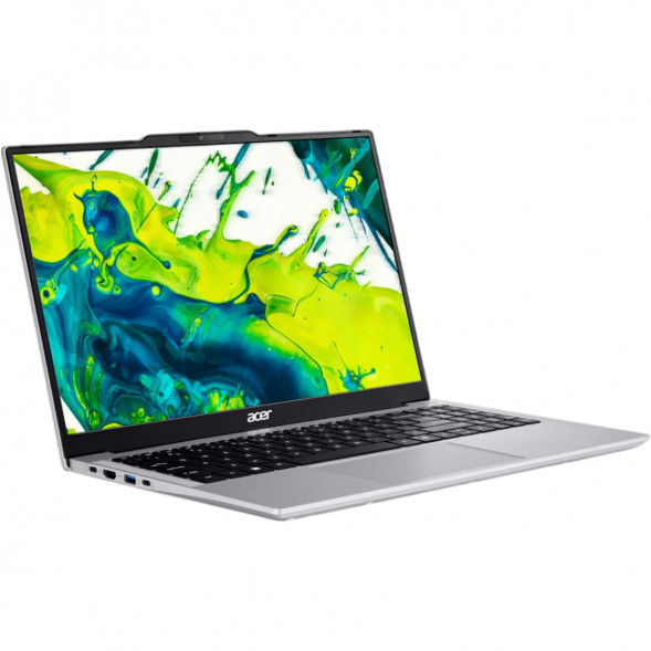 Ноутбук Aser Aspire Lite 15 AL15-53P-56PA (15.6&amp;quot;, IPS, Intel Core 5 120U, 10 ядер, 16 ГБ DDR4, 512 ГБ SSD, Intel Graphics, без ОС), серебристый в Краснодаре