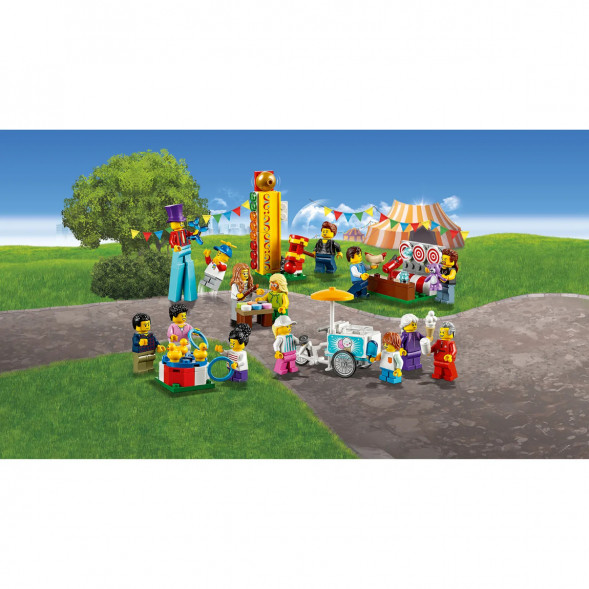 Конструктор LEGO City Town 60234 Комплект минифигурок Весёлая ярмарка в Краснодаре