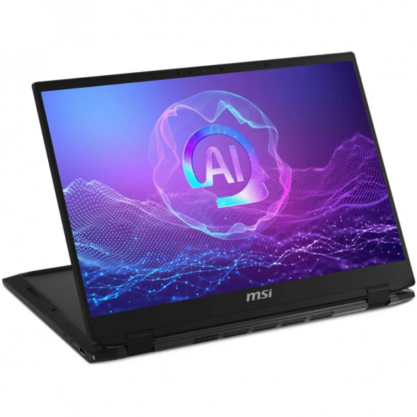 Ноутбук трансформер MSI Summit 16 AI Evo A2HMTG-057RU (16&amp;quot;, IPS, Intel Core Ultra 7 255H 2ГГц, 16 ядер, 16ГБ LPDDR5, 1ТБ SSD, Intel Arc 140T, Windows 11 Home), черный в Краснодаре