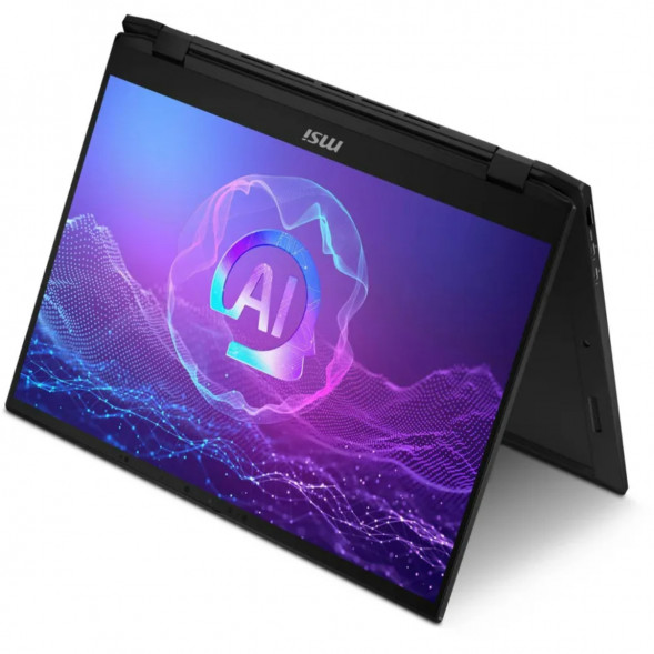 Ноутбук трансформер MSI Summit 16 AI Evo A2HMTG-057RU (16&amp;quot;, IPS, Intel Core Ultra 7 255H 2ГГц, 16 ядер, 16ГБ LPDDR5, 1ТБ SSD, Intel Arc 140T, Windows 11 Home), черный в Краснодаре