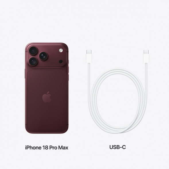 Смартфон Apple iPhone 18 Pro Max 2TB (eSIM), Burgundy в Краснодаре