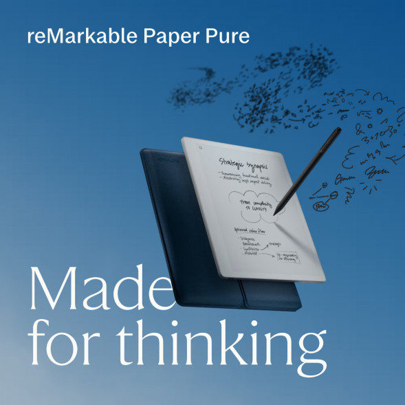Графический планшет reMarkable Paper Pure+Marker Plus+Sleeve Folio, Ocean Blue в Краснодаре